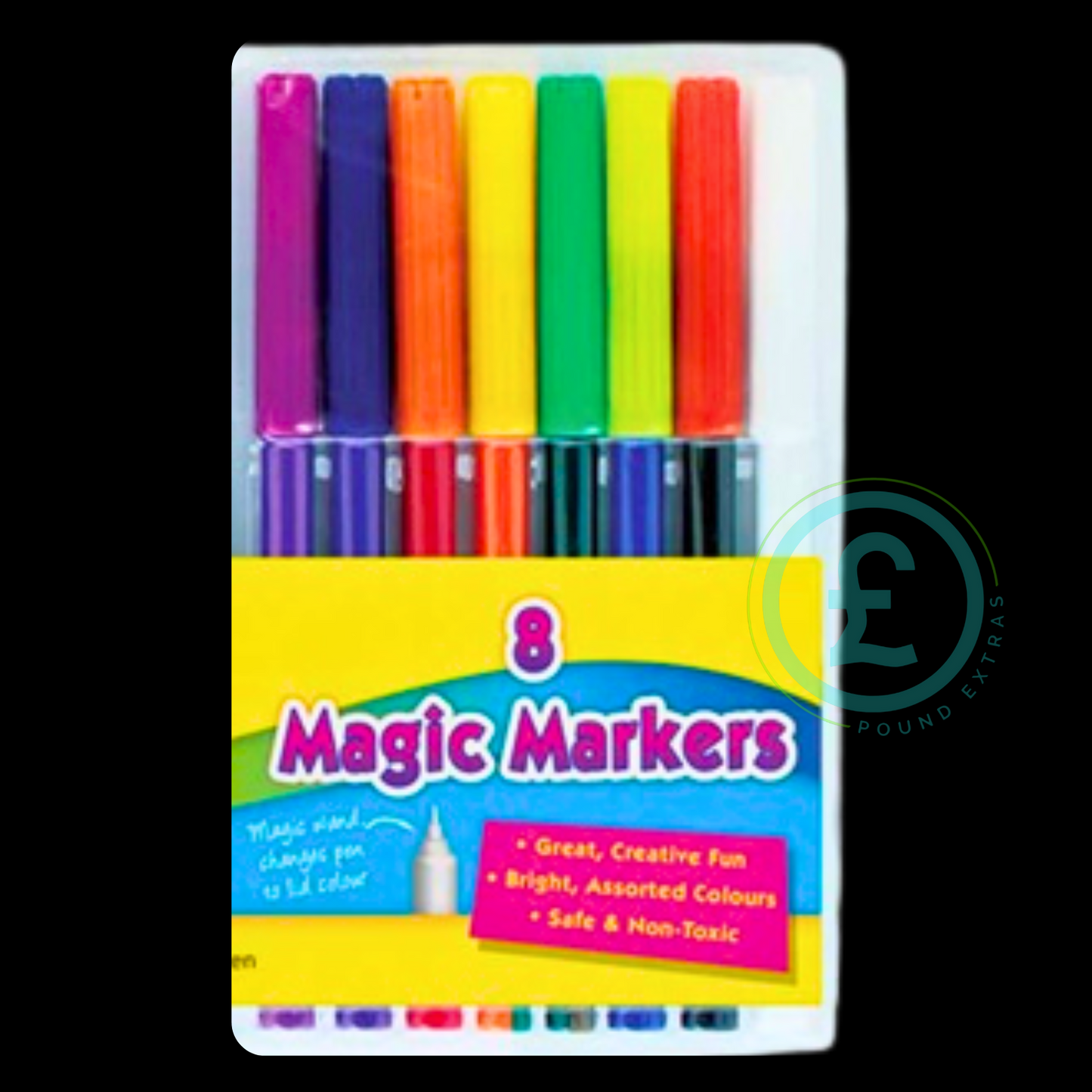 ✏️ Art-box 24pc Colouring Pen Set Kids Brush Pens Fibre & Magic Markers Gifts8