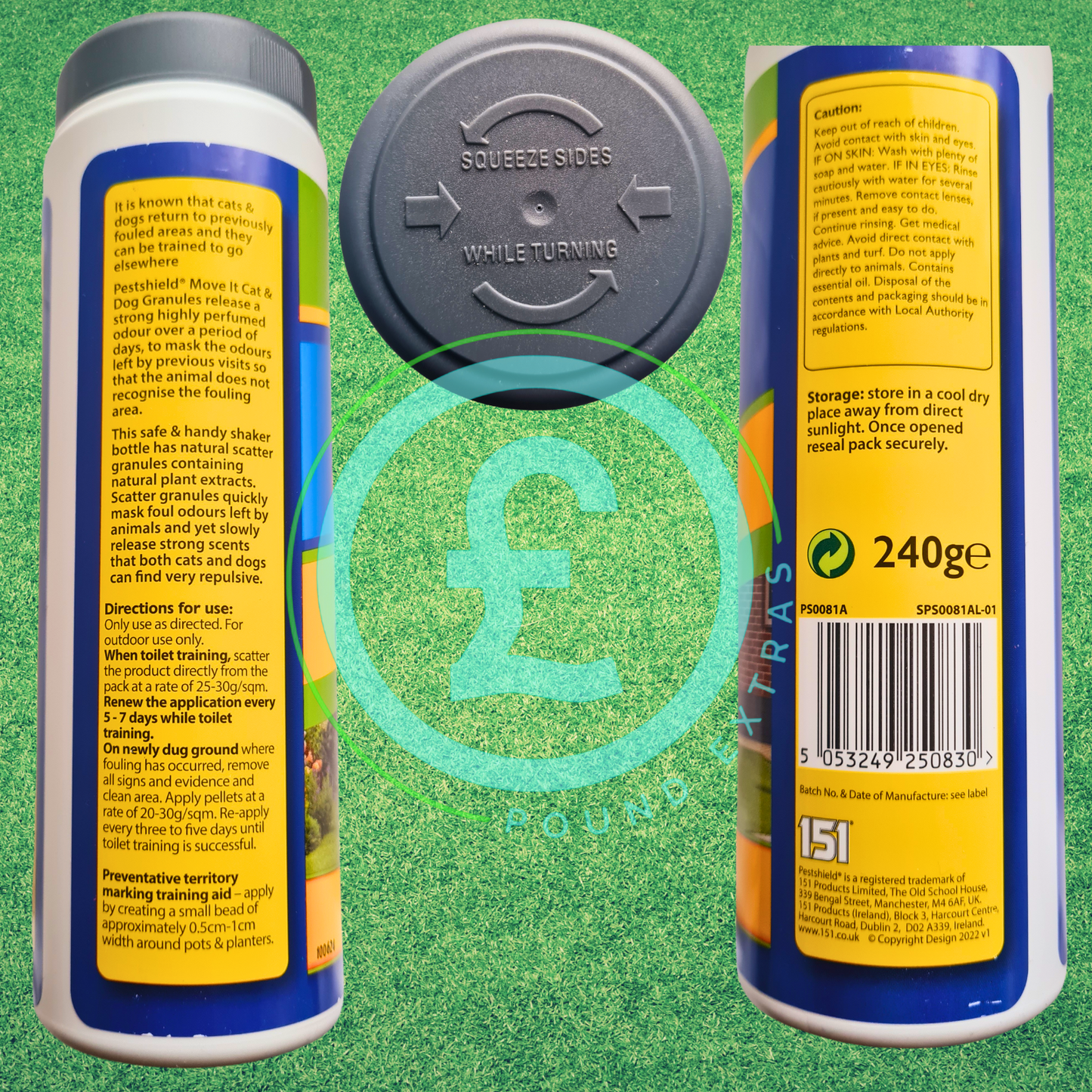 PET CAT DOG REPELLENT POWDER ANIMAL NON TOXIC NATURAL FOR GARDEN PATIO NEW X 31