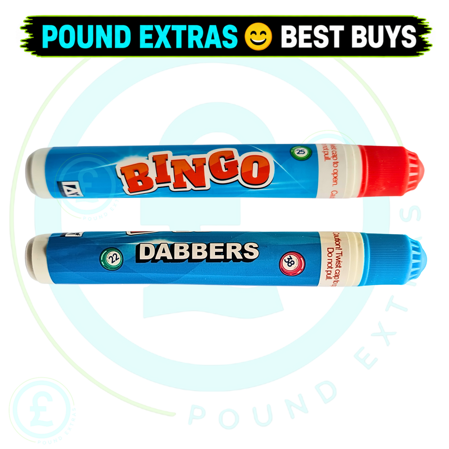 Bingo Dabbers 10 Pack Bundle Red Blue Quick Dry Easy Grip Pens Great Little Gift12