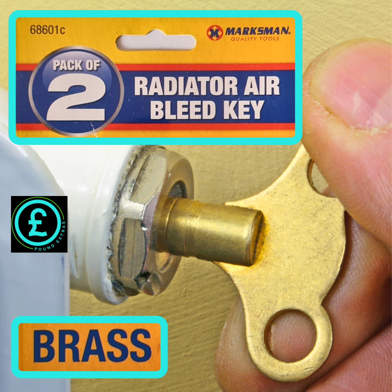 Radiator Keys Radiators Heating Bleed Screw Key Square Opening DIY Bleeding Easy0