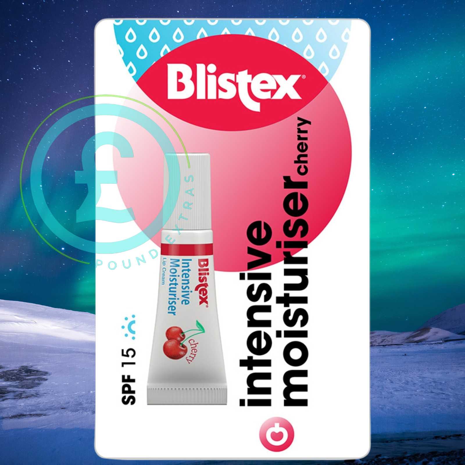 Blistex Cherry Moisturising Lip Balm SPF15 6ml Shea Butter Hydrating ❤️5