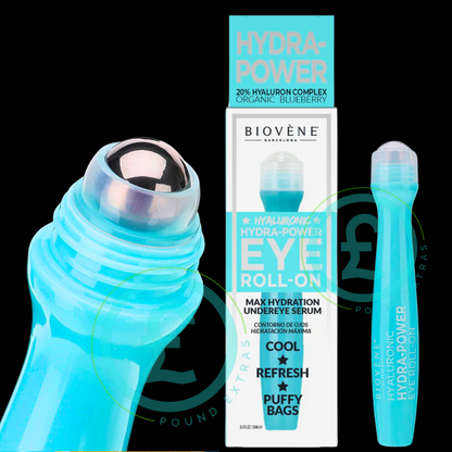 Biovène Eye Roll On Hyaluronic Serum 15ml Anti Puffiness & Max Hydration Powwer0