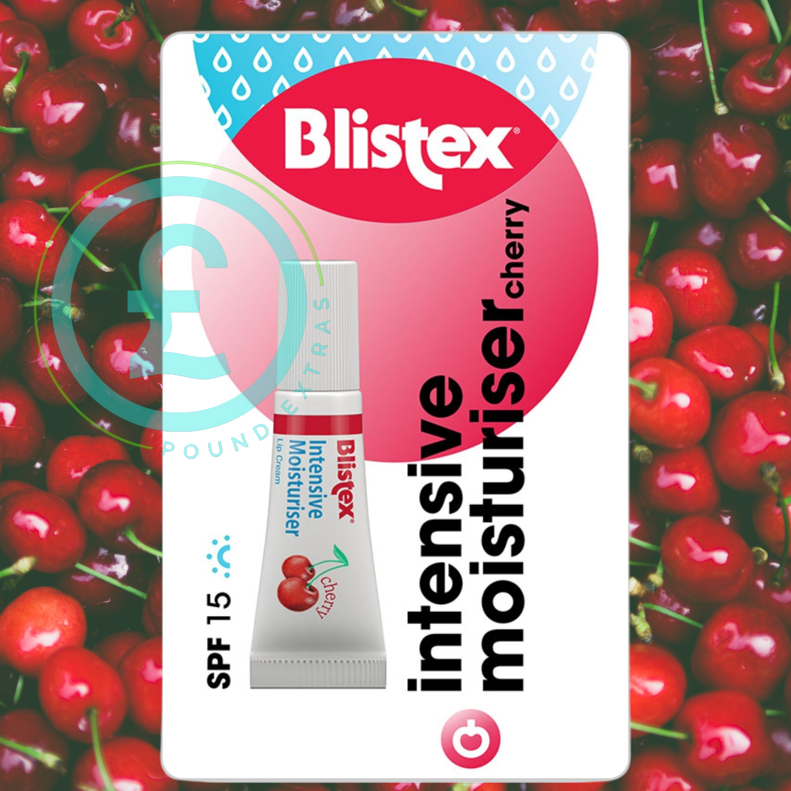 Blistex Cherry Moisturising Lip Balm SPF15 6ml Shea Butter Hydrating  ️0