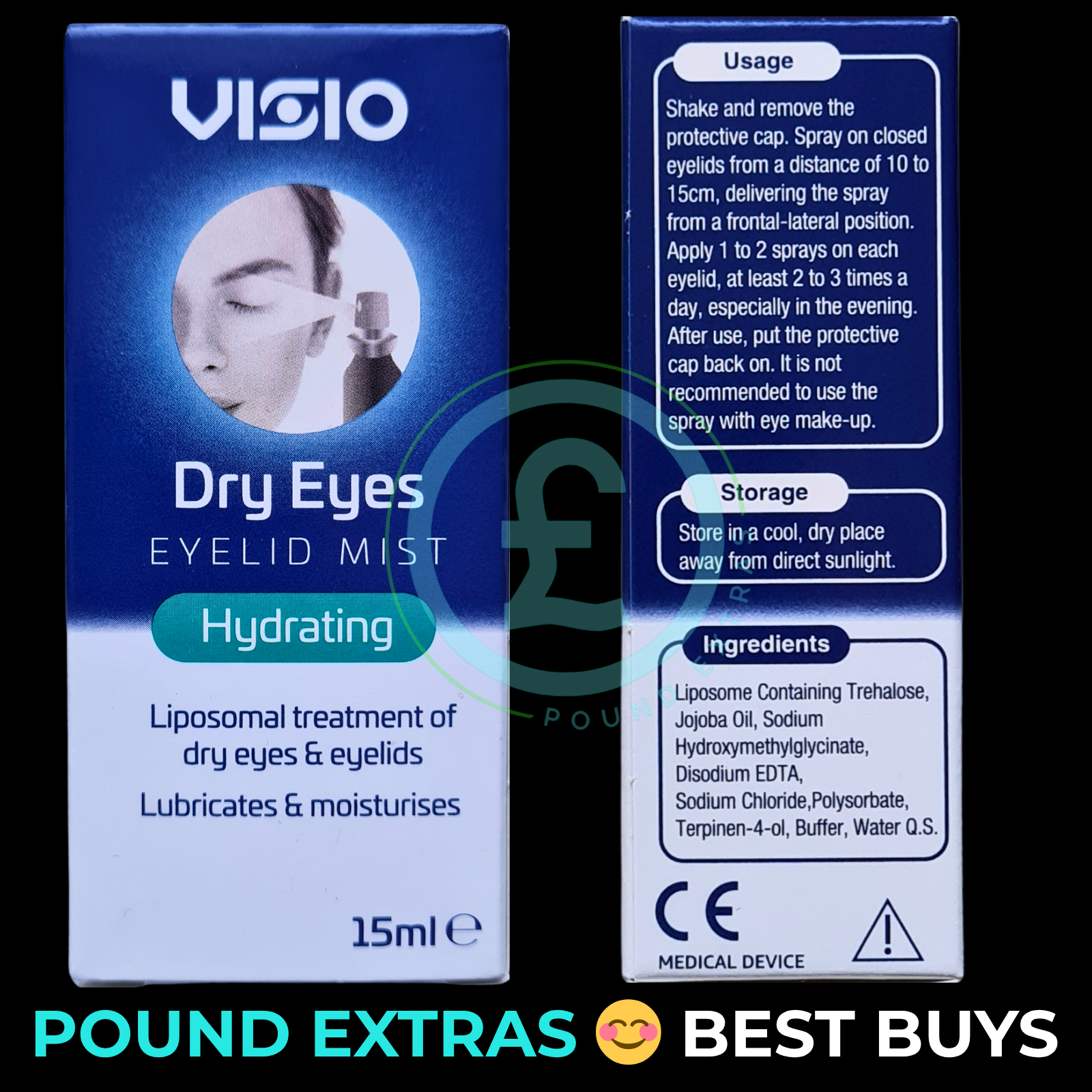 Dry Eye Spray Eyelid Mist For Hydrating Relief 15ml Fast Moisturising Eye Care2