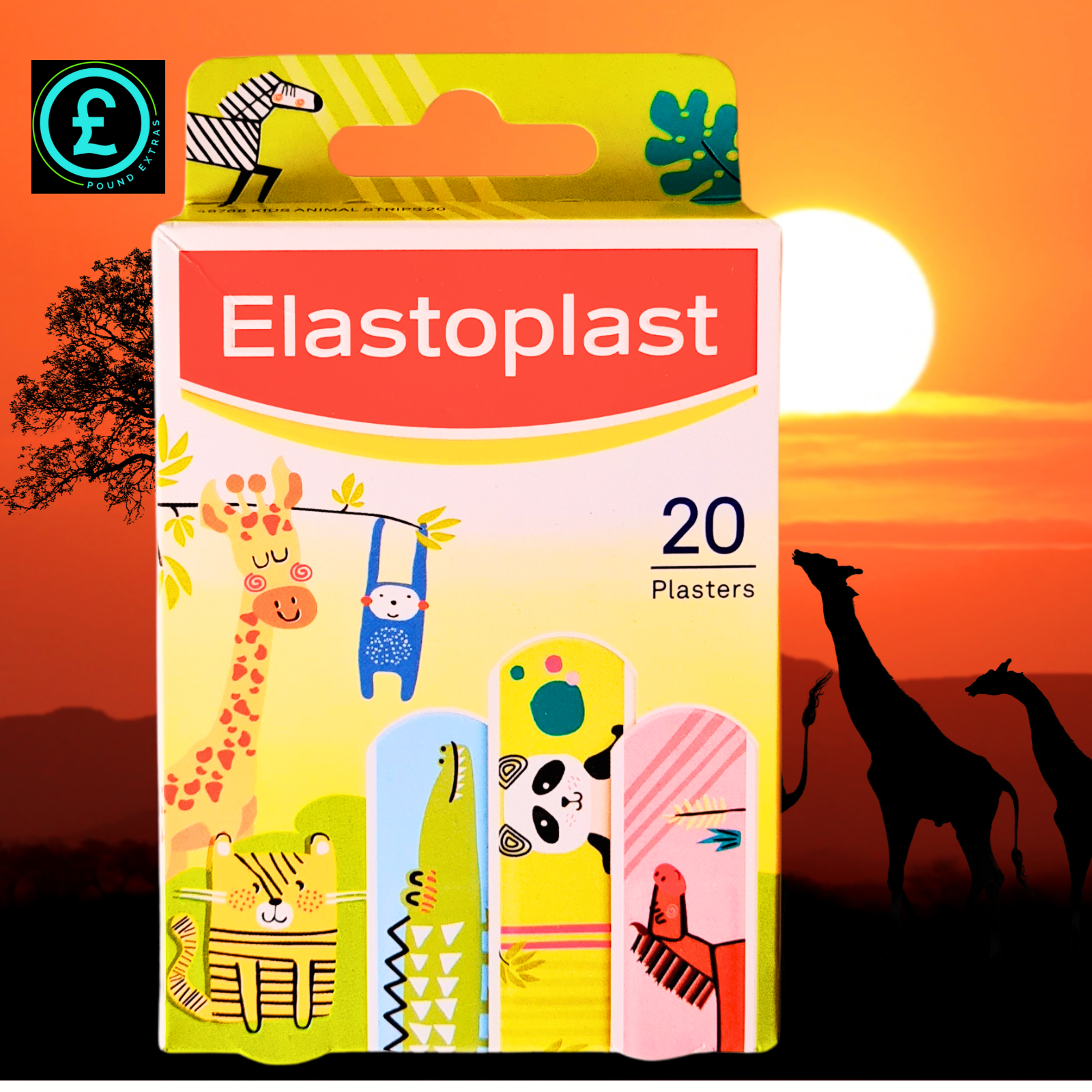 Elastoplast Kids Animal Plasters Comfort & Protection    Skin Friendly First Aid0