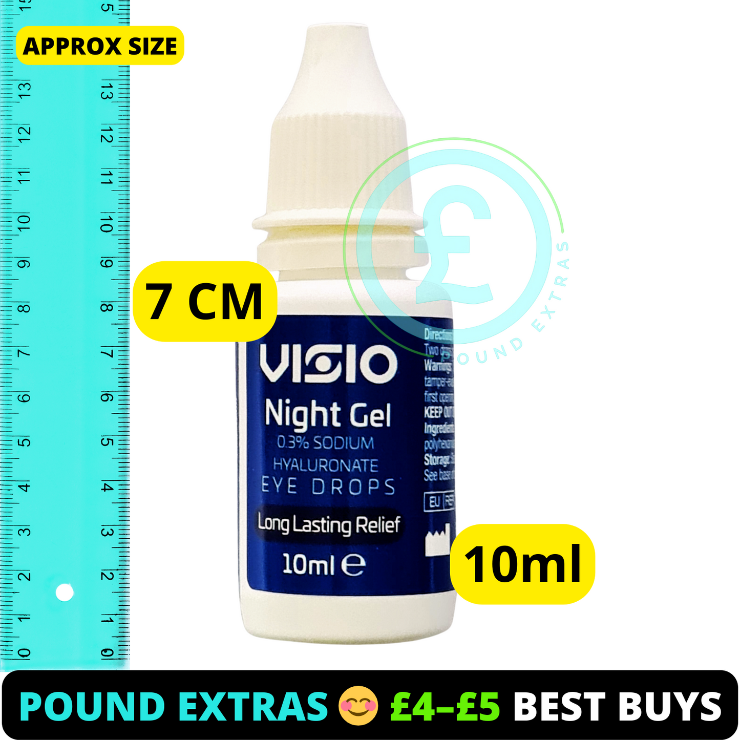 Eye Drops Night Gel Dry Eyes Repair Restore Over Night Care Contact Lens 10ml UK3
