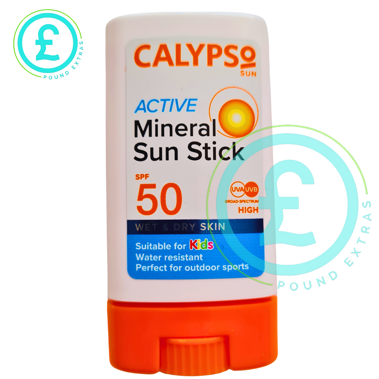 Calypso Mineral Sun Stick, SPF50 Sun Protection with Sheer Zinc Water Resistant5