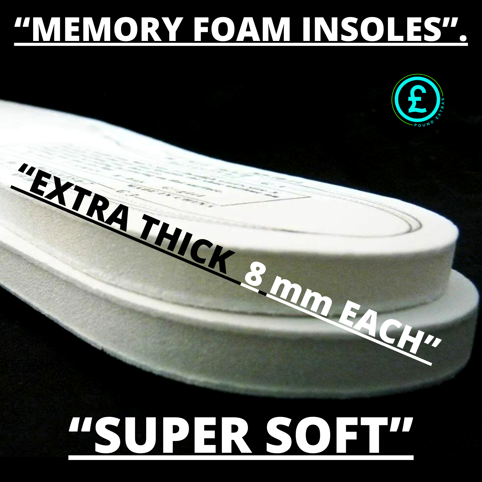 Memory Foam  insoles -  shoe Pad Inserts for Adults Women Men Unisex - Soft feet0