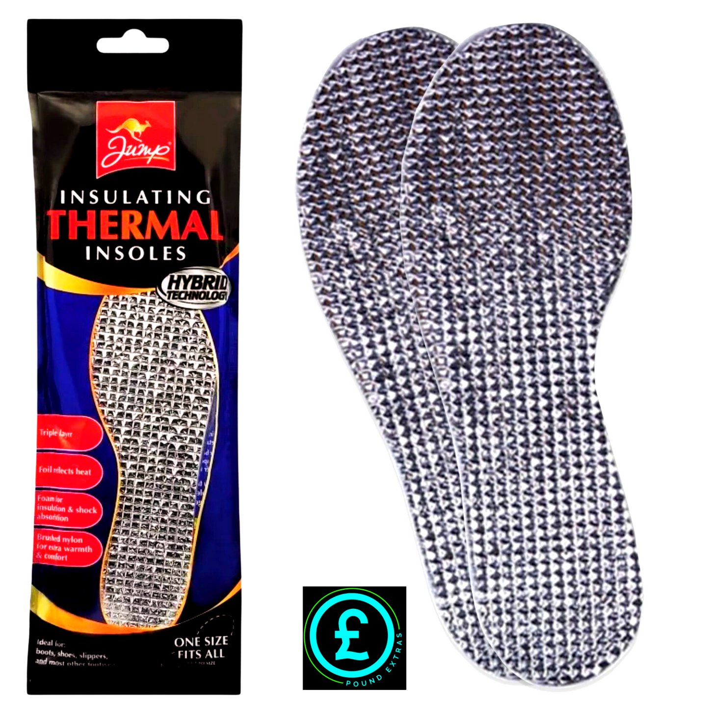 Shoe Insoles Warm Thermal Foil Shoe Pads Unisex Triple Layer Jump Comfortable1