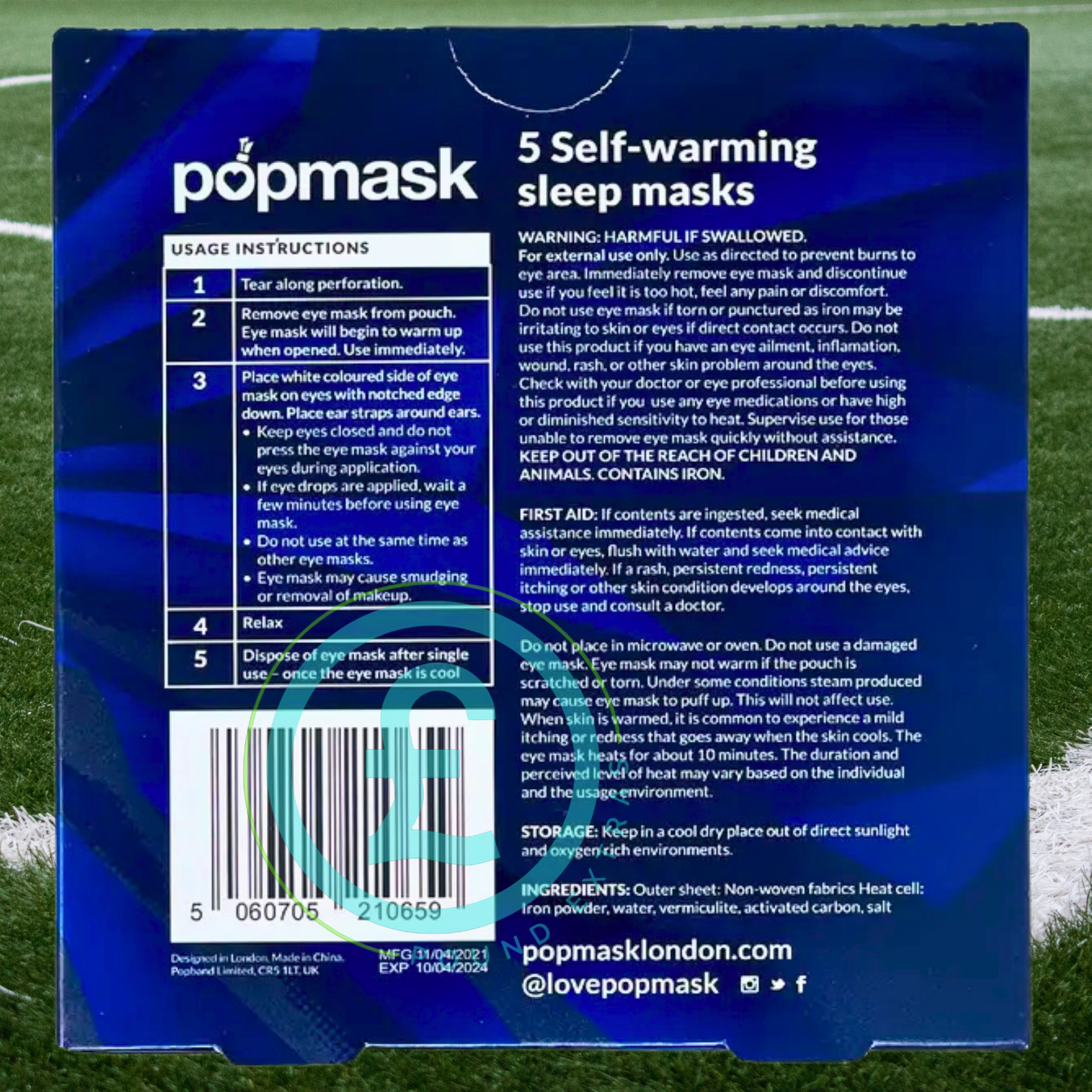 Men’s Self Warming Eye Masks Migraine Relief Dry Eyes Sleep Aid Gift  ️3