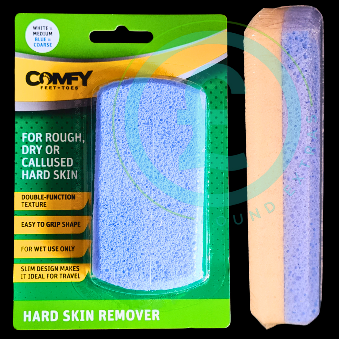 Hard skin remover Foot Pumice Stone Callus Exfoliate Scrubber Pedicure For Feet0