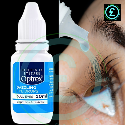 Optrex Dazzling Eye Drops for Dull Eyes, Brightens and Revives, 10ml Expert Care1