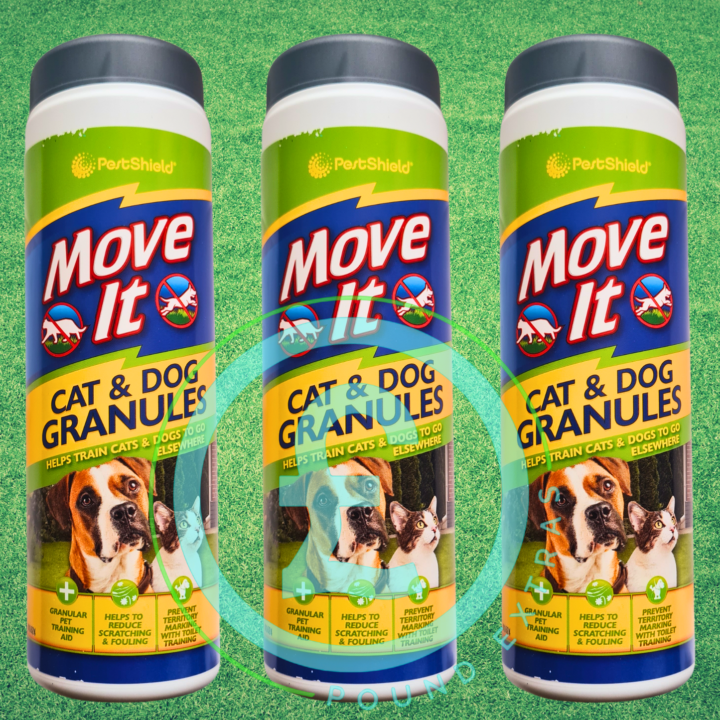 PET CAT DOG REPELLENT POWDER ANIMAL NON TOXIC NATURAL FOR GARDEN PATIO NEW X 30