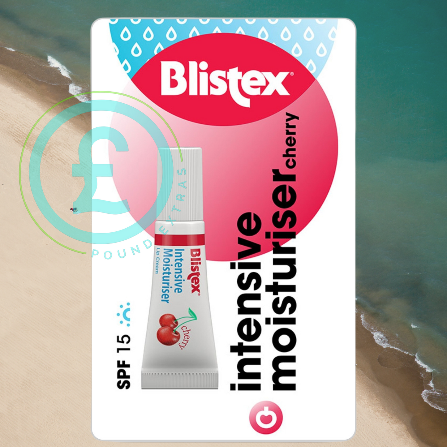 Blistex Cherry Moisturising Lip Balm SPF15 6ml Shea Butter Hydrating  ️2