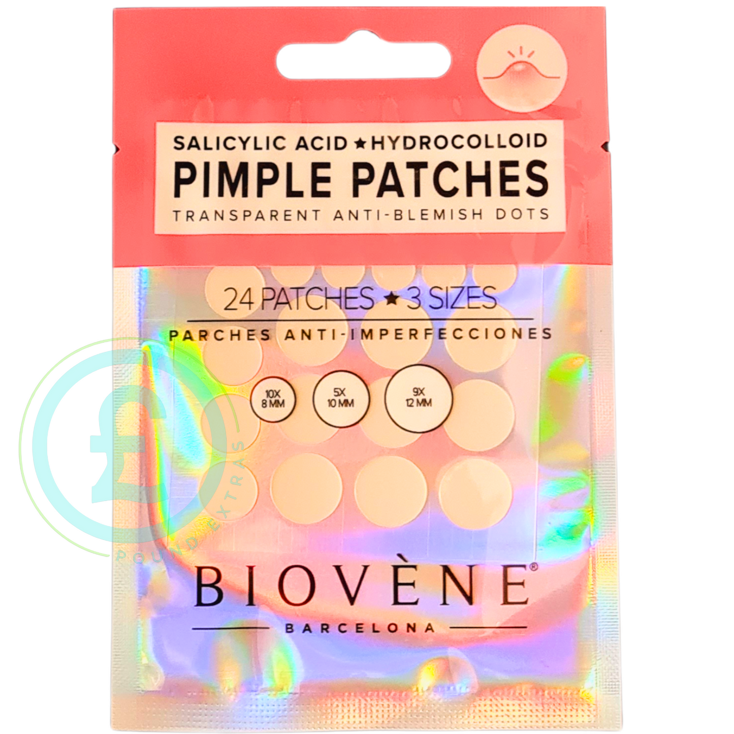 Hydrocolloid Pimple Patches 24pcs – 3 Sizes – Acne Spot Dots w/ Salicylic Acid0