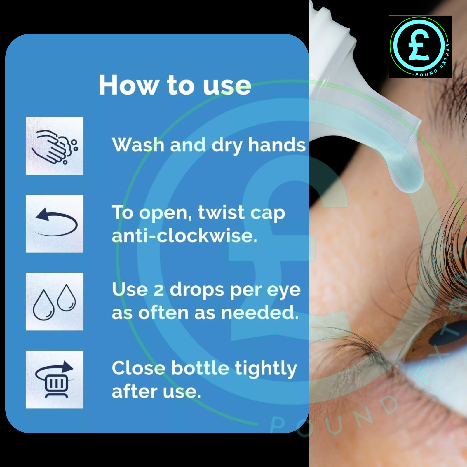 Optrex Dazzling Eye Drops for Dull Eyes, Brightens and Revives, 10ml Expert Care9