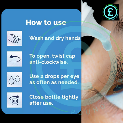 Optrex Dazzling Eye Drops for Dull Eyes, Brightens and Revives, 10ml Expert Care9
