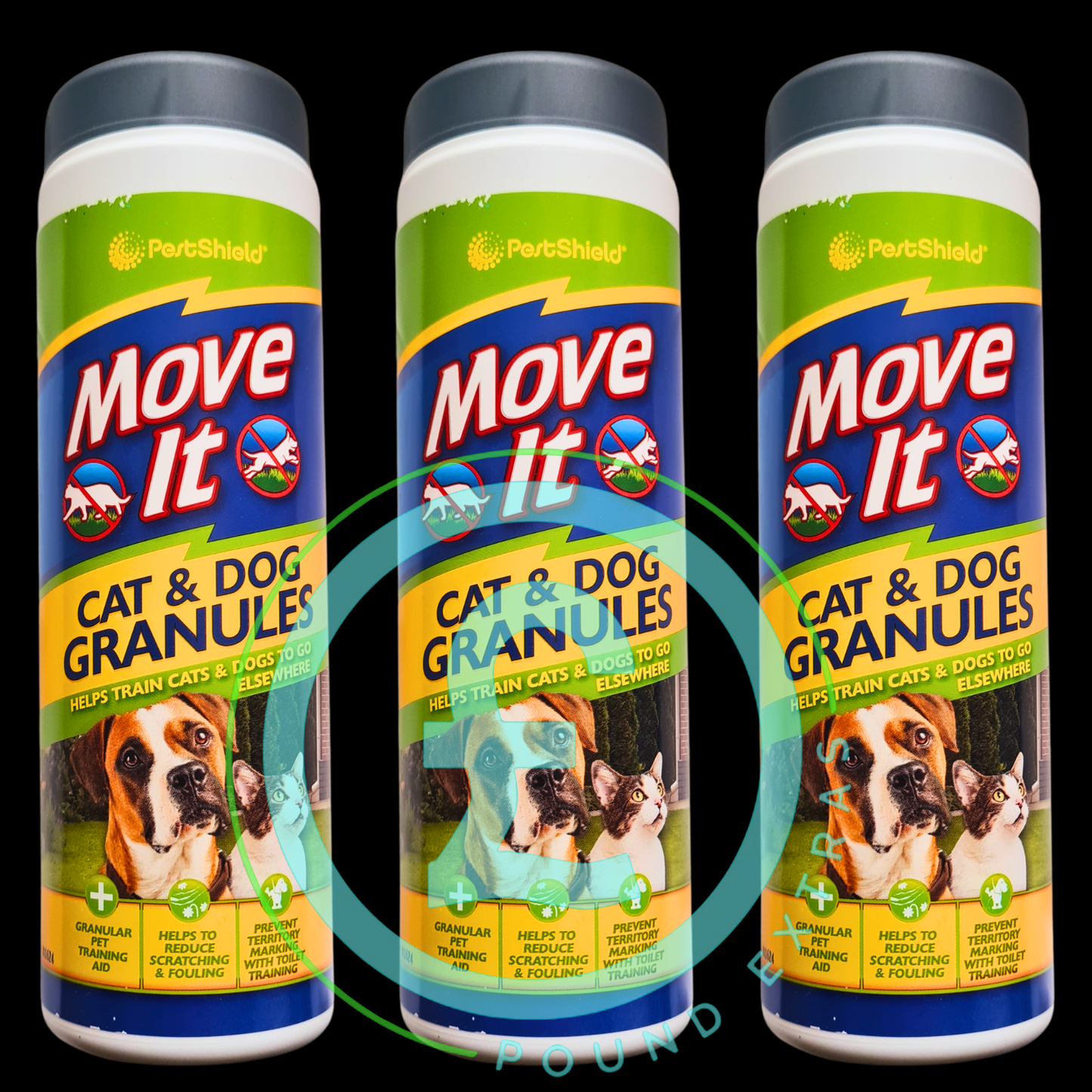 PET CAT DOG REPELLENT POWDER ANIMAL NON TOXIC NATURAL FOR GARDEN PATIO NEW X 32