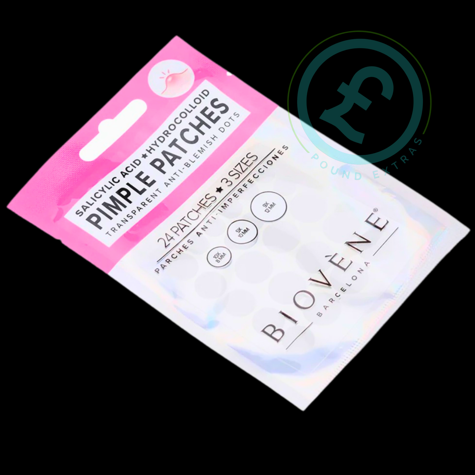 Hydrocolloid Pimple Patches 24pcs – 3 Sizes – Acne Spot Dots w/ Salicylic Acid6