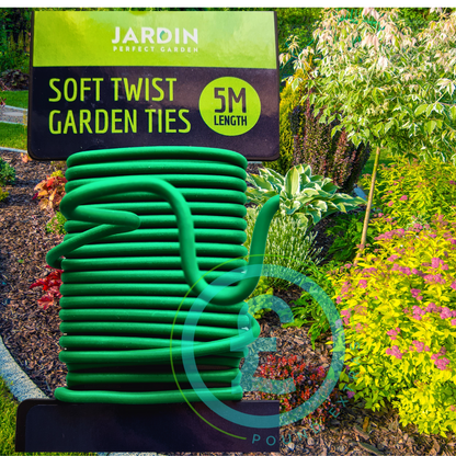 Garden Twist Ties 5M Soft Plant Tie Strong Wire Flexible Support Green Garden1