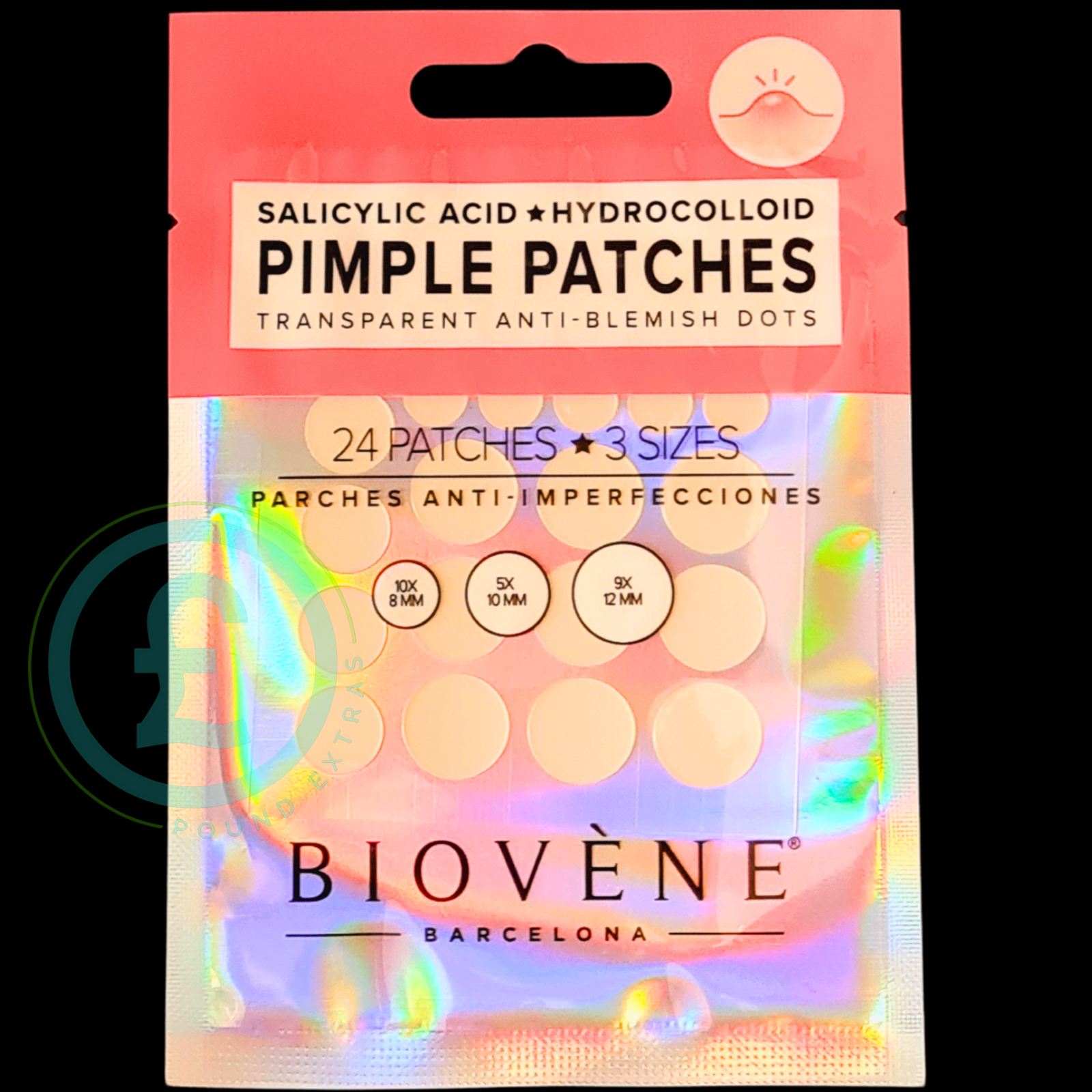 Hydrocolloid Pimple Patches 24pcs – 3 Sizes – Acne Spot Dots w/ Salicylic Acid1