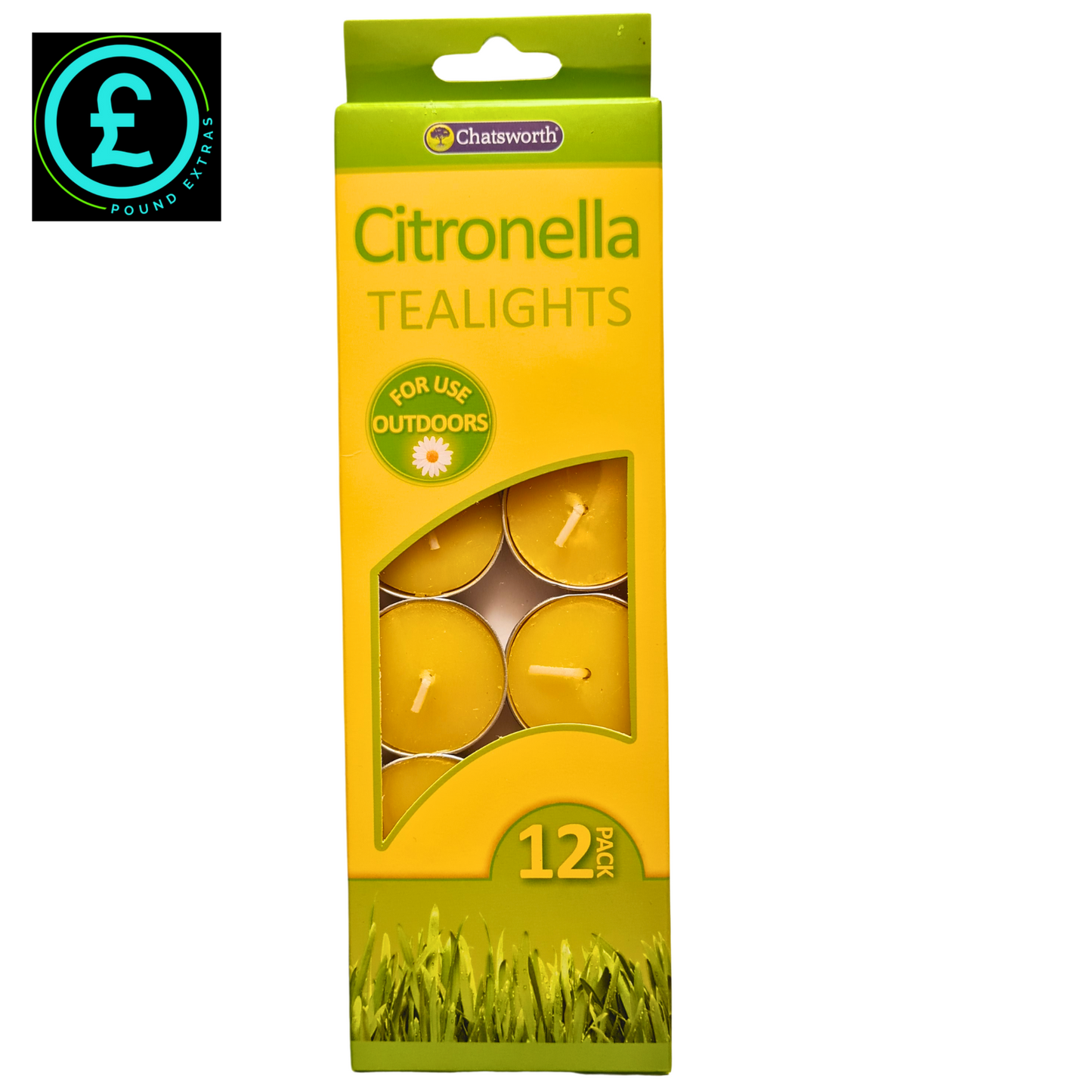 Citronella Tealight Candles 12 Pack Insect Repellent Outdoor Camping Garden Bugs7