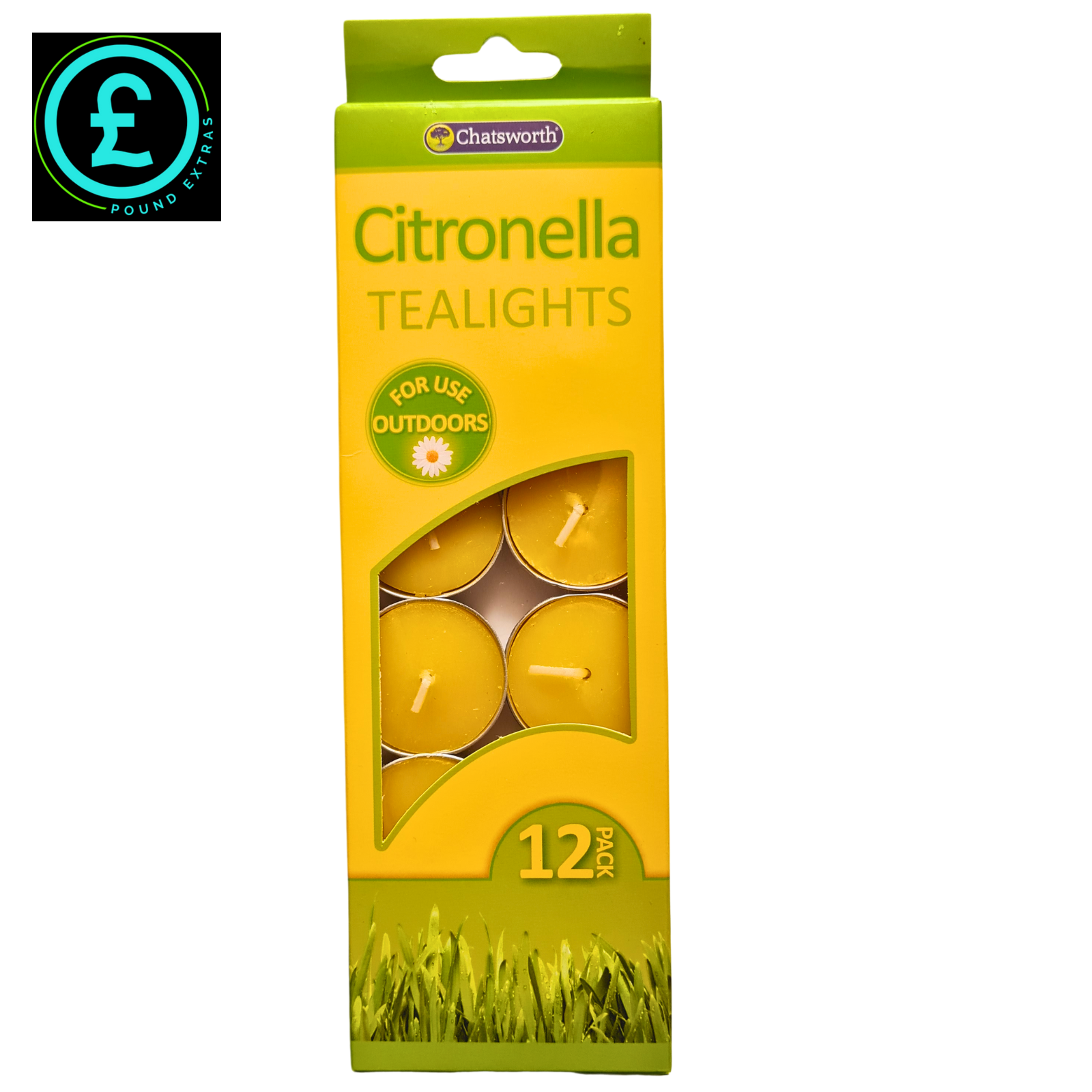 Citronella Tealight Candles 12 Pack Insect Repellent Outdoor Camping Garden Bugs7