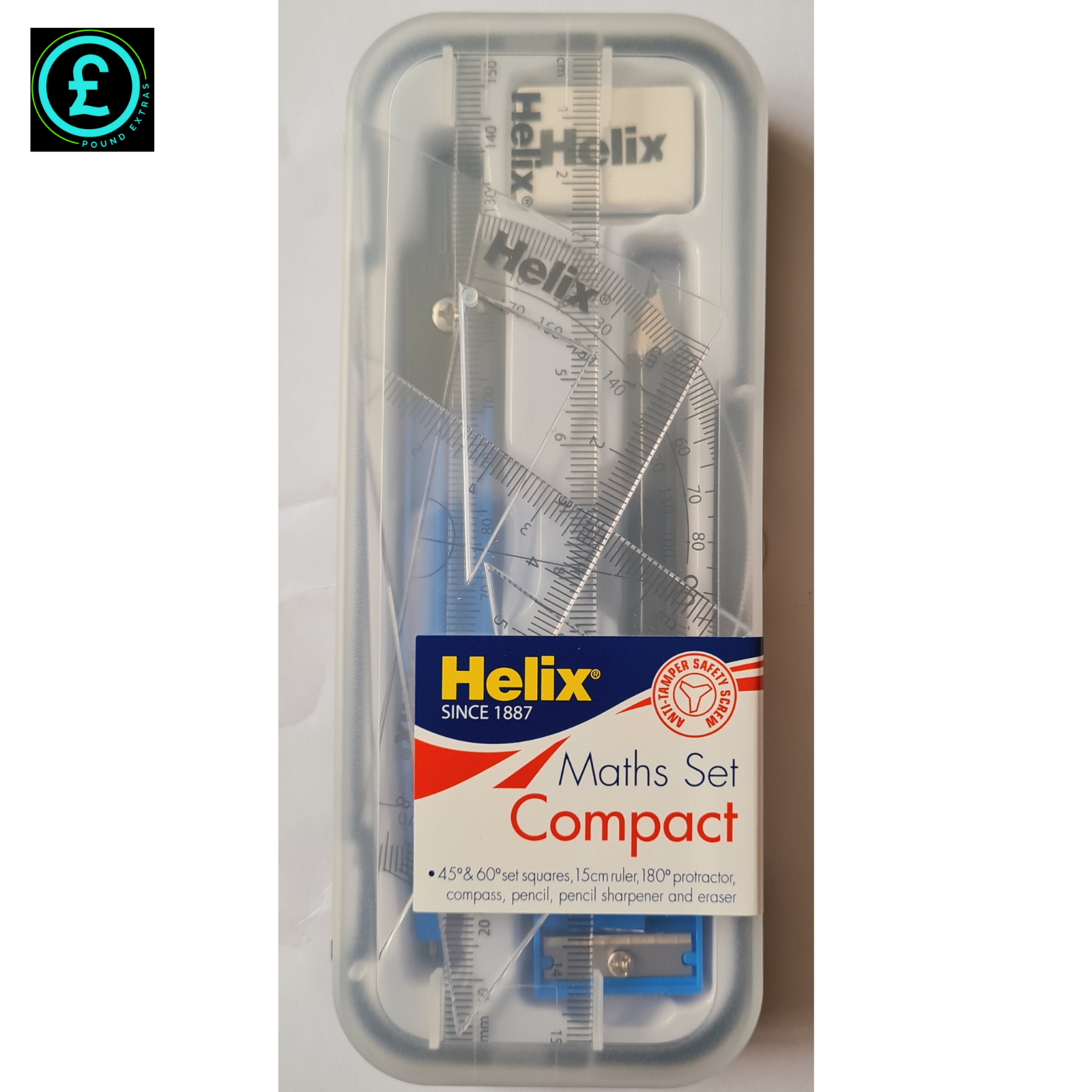 Helix Maths Set Compact packaging on a white background