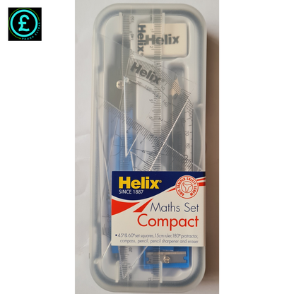 Helix Maths Set Compact packaging on a white background