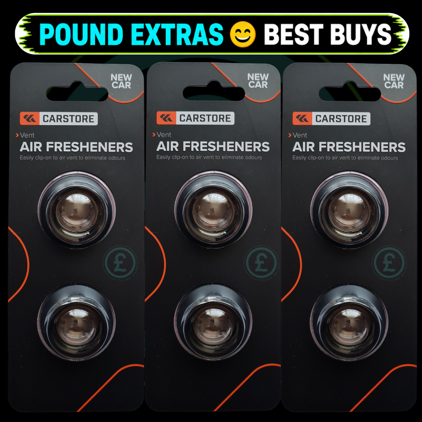Car Air Freshener Vent Clip Linen Scent Carstore 6 Pack Fresh Car Van Taxi Boat0