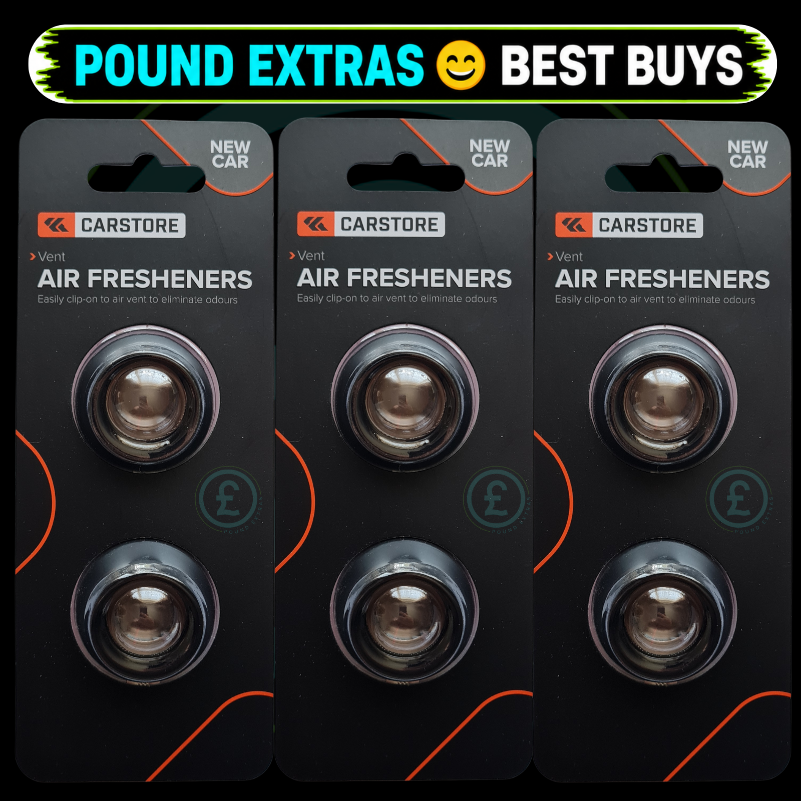 Car Air Freshener Vent Clip Linen Scent Carstore 6 Pack Fresh Car Van Taxi Boat0