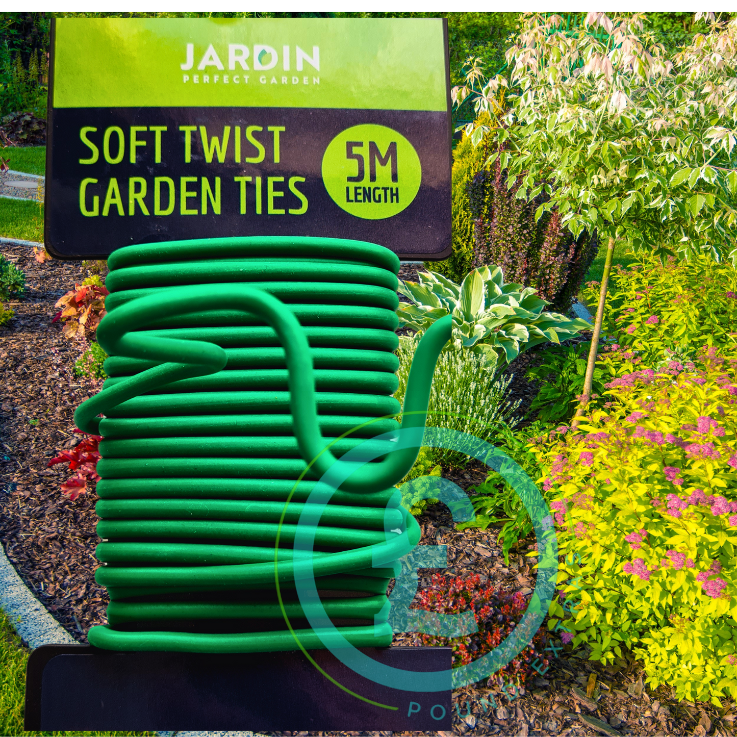 Garden Twist Ties 5M Soft Plant Tie Strong Wire Flexible Support Green Garden1