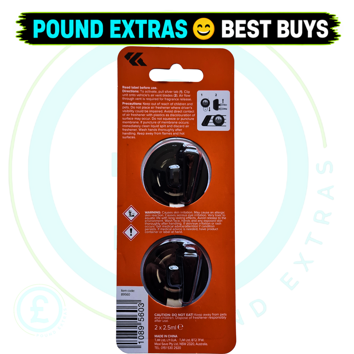 Car Air Freshener Vent Clip New Car Scent Carstore 3 Pack Freshener Car Van Taxi7