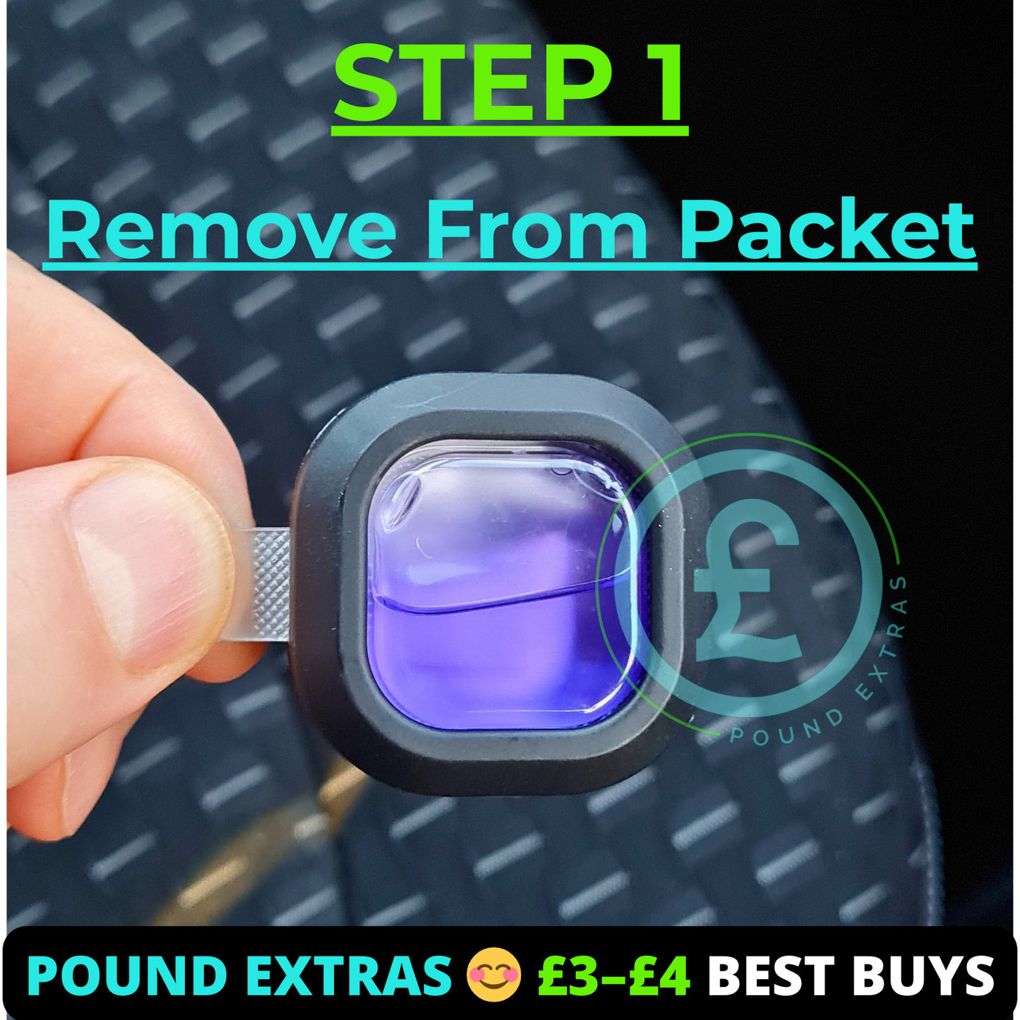Car Air Freshener Vent Clip Lavender Twin Pack Long Lasting Odour Car Freshener3
