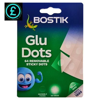 Bostik Blu Tack Sticky Glue Dots Invisible Fix   Removable glue dot 10mm No Mess2