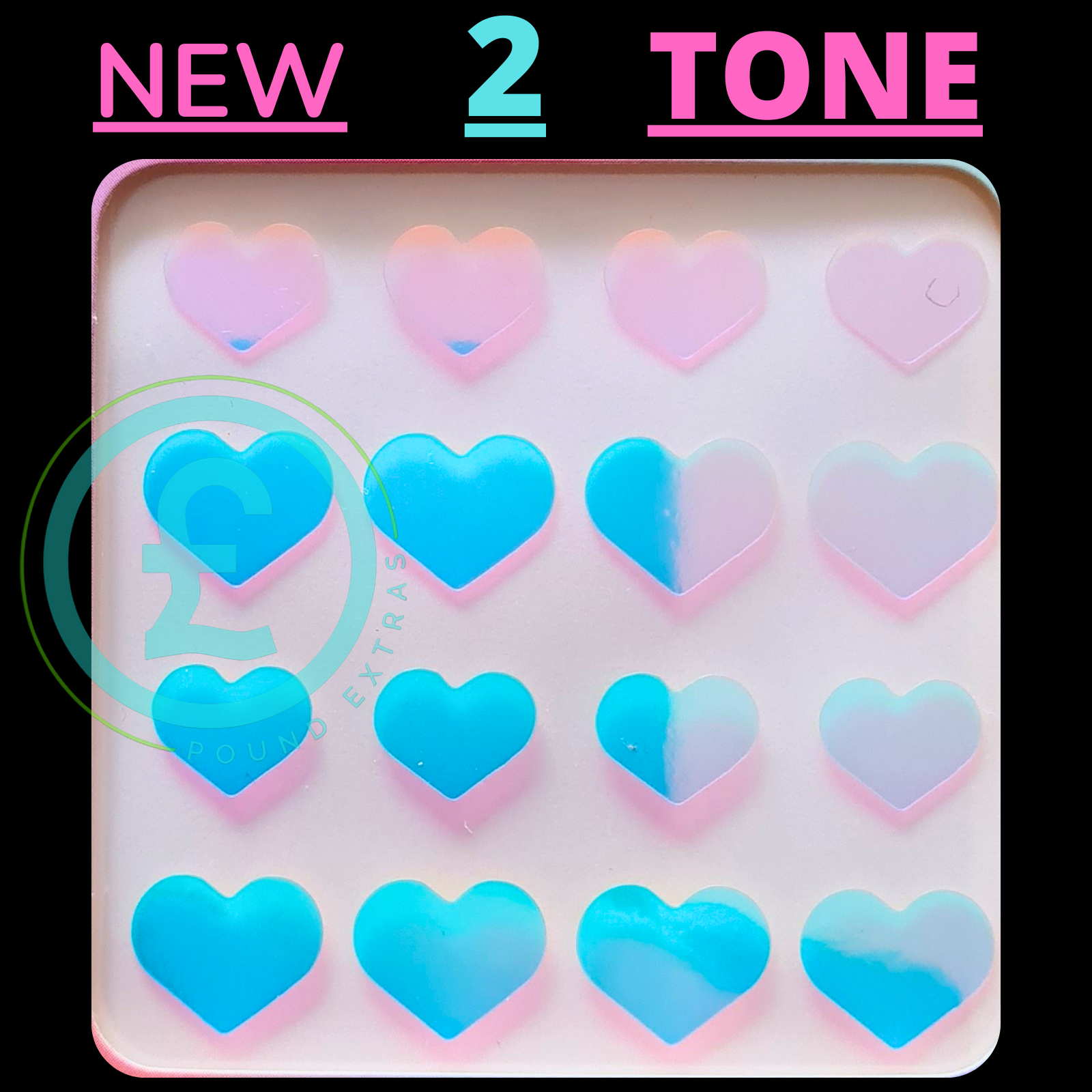 Face Facts Blemish Patches With Salicylic Acid Cute Heart Shapes 2 Tone Vegan 243