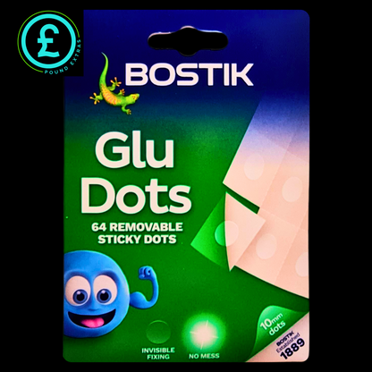Bostik Blu Tack Sticky Glue Dots Invisible Fix   Removable glue dot 10mm No Mess4