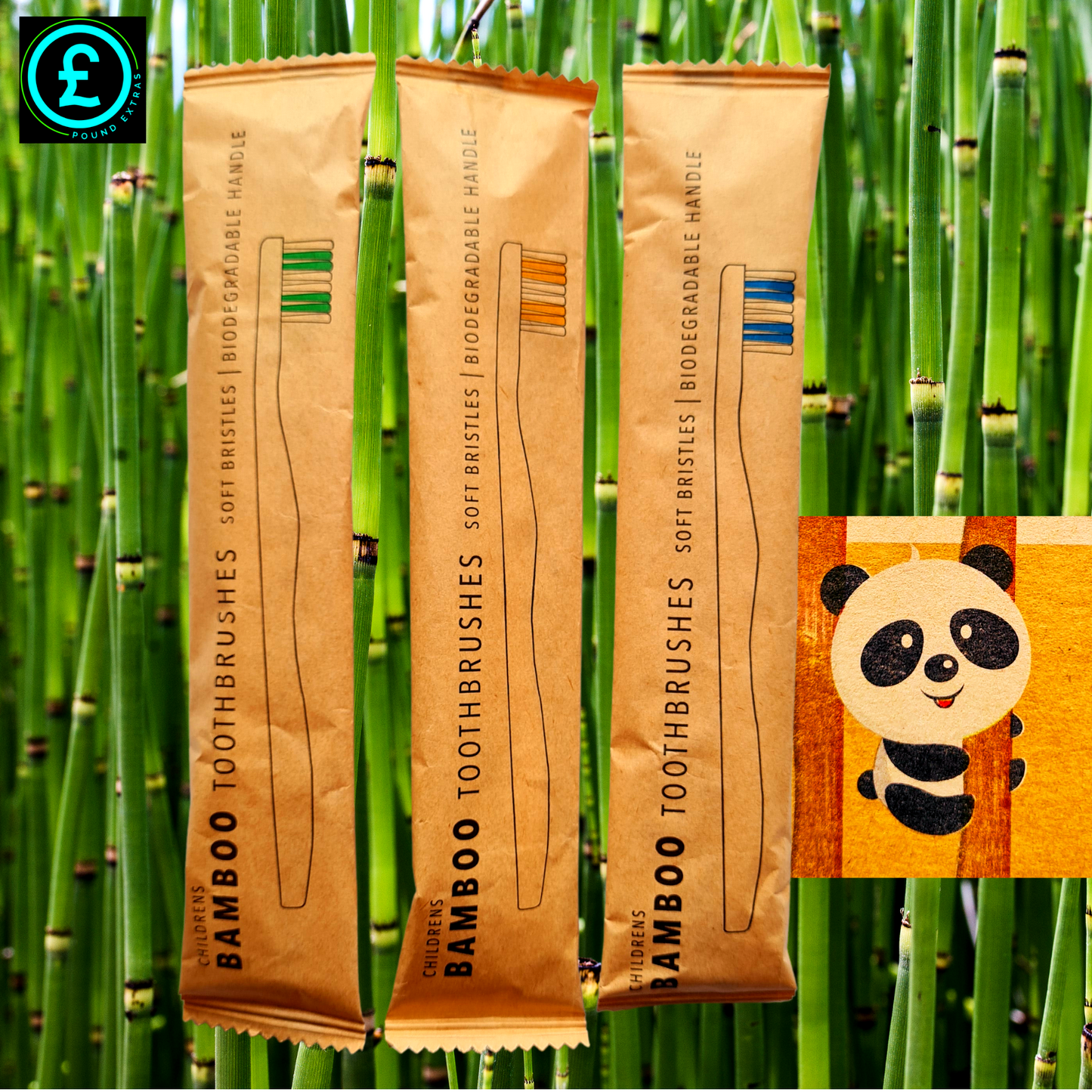 Bamboo Toothbrush Set Soft Bristles Biodegradable Handle Eco Oral Care ❤️14