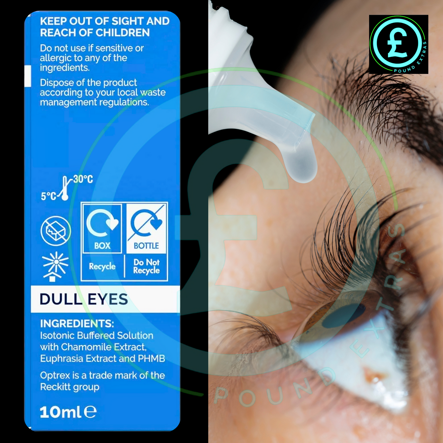 Optrex Dazzling Eye Drops for Dull Eyes, Brightens and Revives, 10ml Expert Care5