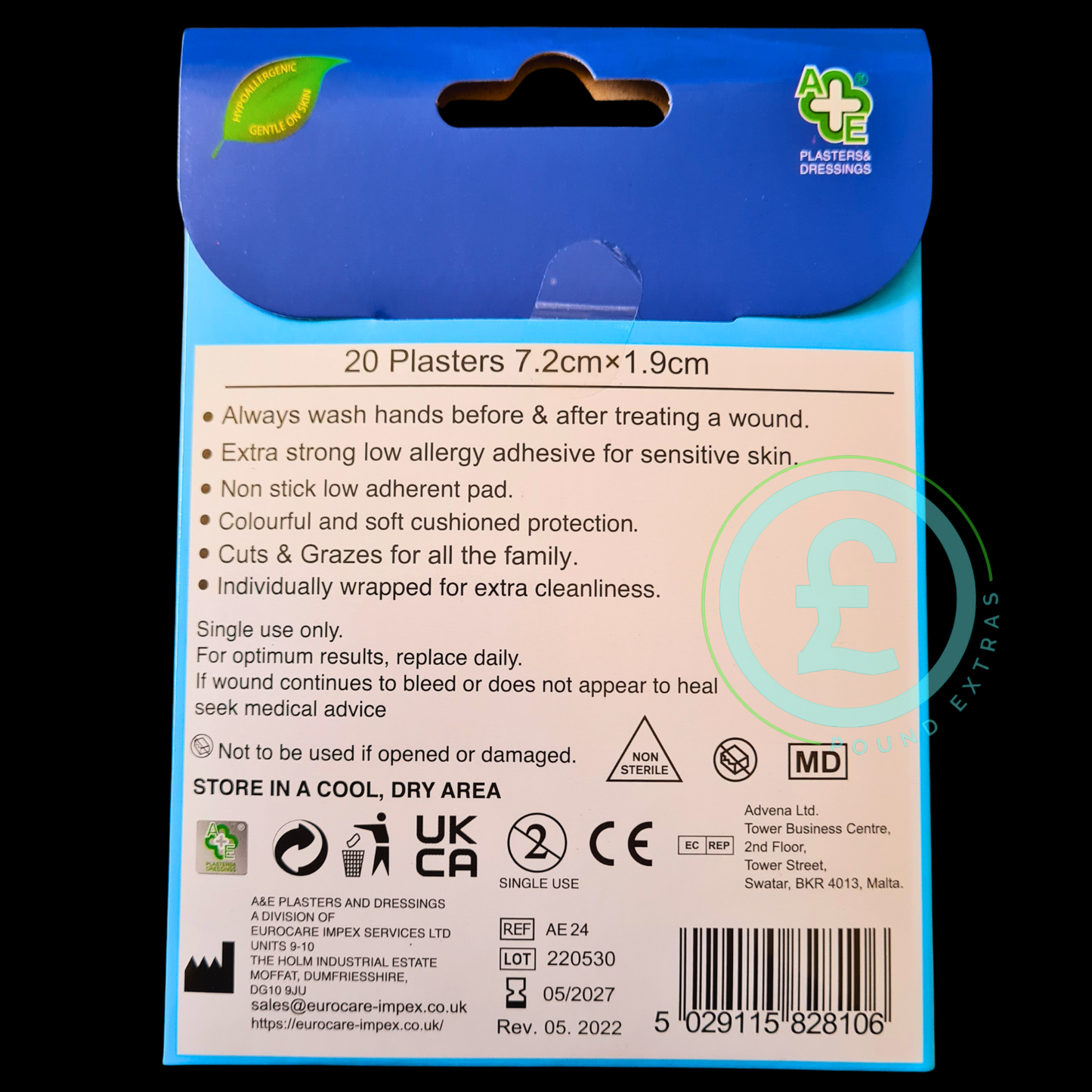 Plasters Dinosaur & Pirate - 20 Pack Soft, Cushioned Protection Kids & Family7