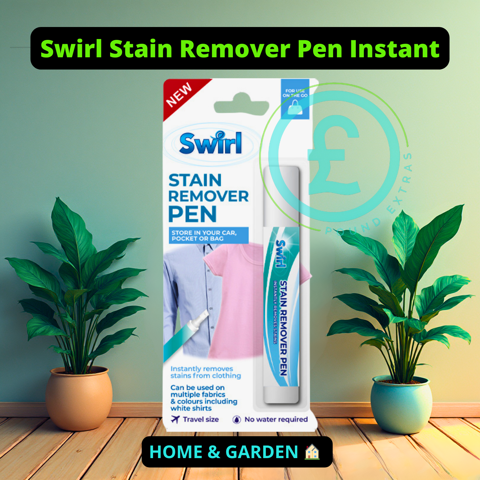 Swirl Stain Remover Pen – Instant Fabric Cleaner, Pocket Travel Size - Laundry0