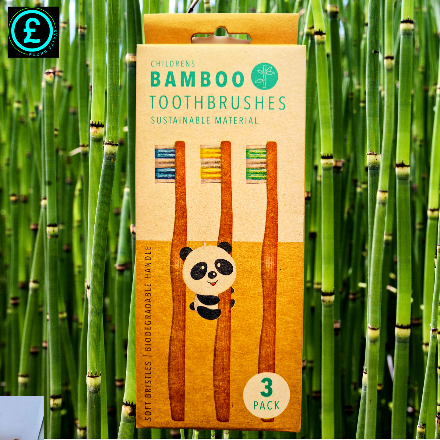 Bamboo Toothbrush Set Soft Bristles Biodegradable Handle Eco Oral Care  ️17