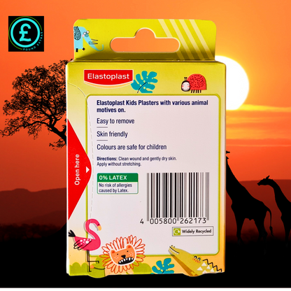 Elastoplast Kids Animal Plasters Comfort & Protection    Skin Friendly First Aid8