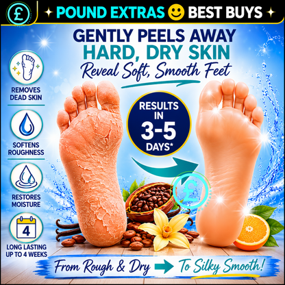 Foot Peel Mask Exfoliating Moisturising Foot Mask Soft Skin Dr Scholl 1 Pair  6