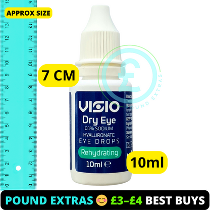Dry Eye Drops Relief Rehydrating Lubricant 10ml Long Lasting Comfort UK2