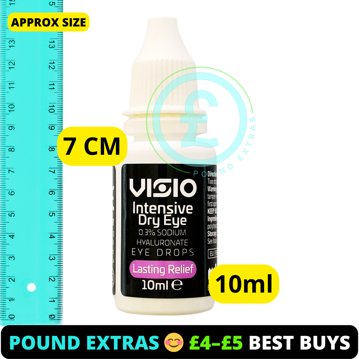 Intensive Eye Drops Dry Eyes Long Lasting Hydration Relief UK 10ml Vision Care3
