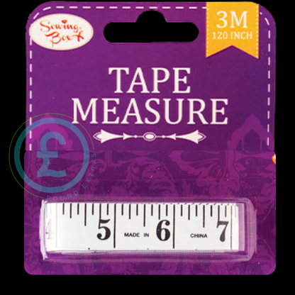 ❤️ POUND EXTRAS 😊 3m tailor tape measure 💚 soft, flexible & accurate for sewing, dressmaking & crafts. Ideal for tailoring, alterations & everyday measuring.