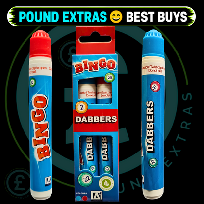 Bingo Dabbers 10 Pack Bundle Red Blue Quick Dry Easy Grip Pens Great Little Gift6