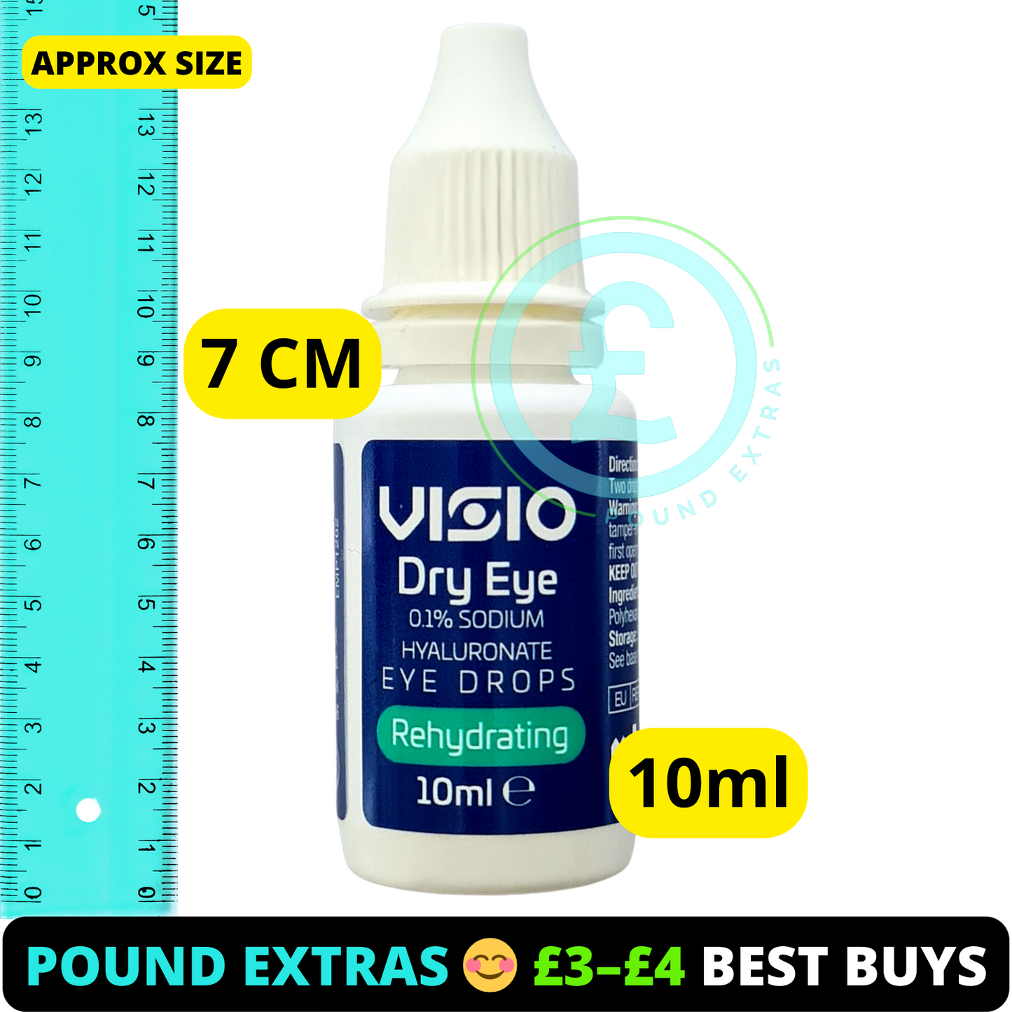 Dry Eye Drops Relief Rehydrating Lubricant 10ml Long Lasting Comfort UK2