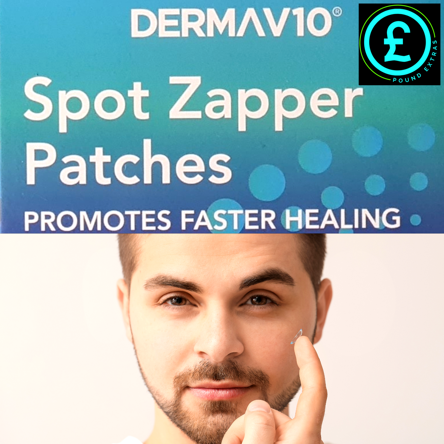 skin care Derma V10 Spot Zapper Patches Hydrocolloid Zit Acne Pimple Dot Sticker10